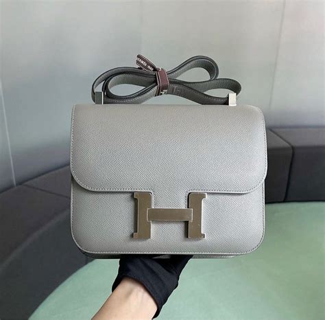 hermes gris mouette constance 4z|HERMES Epsom Constance 24 Gris Mouette .